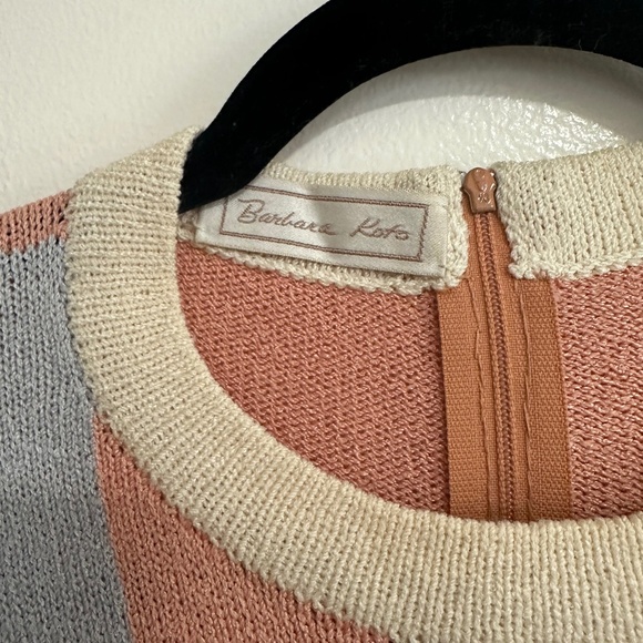 Vintage Barbara Koto Short Sleeve Sweater Dress, Mid-Century, Small - Picture 6 of 10